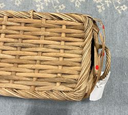 Open Box: Aubrey Handwoven Oversized Lidded Basket - Natural