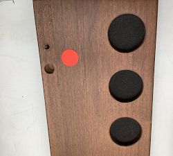 Open Box: Cue Stick Wall Mount Storage Rack - Rustic Mahogany