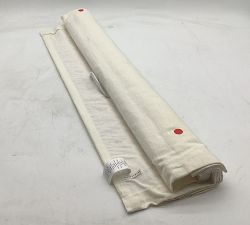 Open Box: Emery Linen Cordless Roman Light Filtering Shade (32"W x 64"L) - Ivory