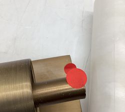 Open Box: Frances Alabaster Double Tube Sconce (22") - Tumbled Brass