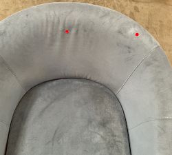 Open Box: Hyde Swivel Chair - Performance Everydayvelvet™ Slate