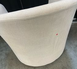 Open Box: Hyde Swivel Chair - Performance Heathered Tweed Ivory