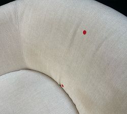 Open Box: Hyde Swivel Chair - Performance Heathered Tweed Ivory