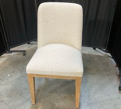 Open Box: Layton Upholstered Dining Chair - Performance Boucle Oatmeal, Seadrift