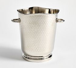Open Box: Monique Lhuillier Trelliage Champagne Bucket - Nickel