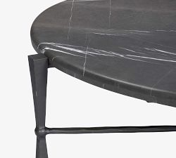 Portia Oval Marble Coffee Table (60")