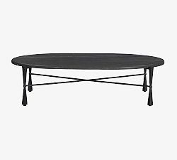 Portia Oval Marble Coffee Table (60")