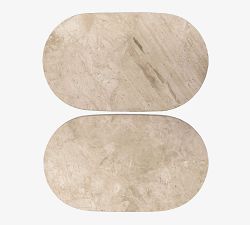 Emeren Oval Marble C- Table (30")