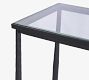 Serena Console Hammered Gunmetal Table (70")