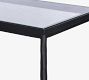 Serena Console Hammered Gunmetal Table (70")