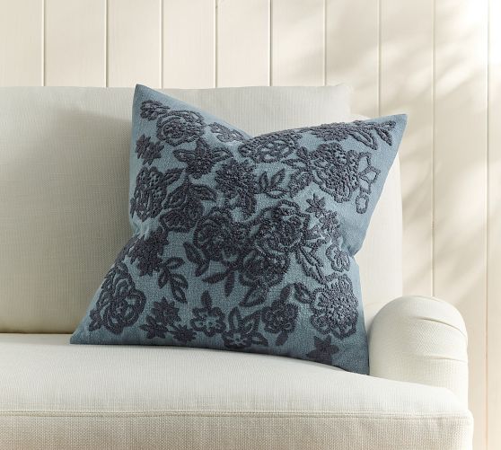 Lillian Embroidered Pillow Cover