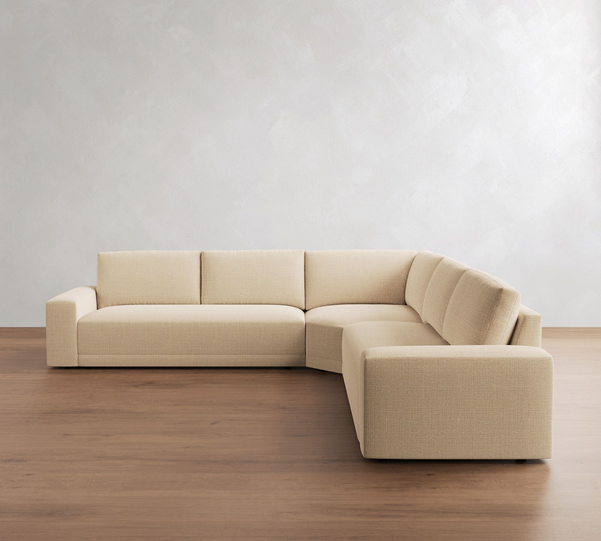 Rutherford 3-Piece L-Shaped Wedge Sectional (137")