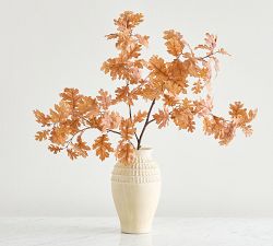 Faux Oak Leaf Branch