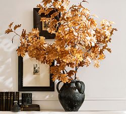 Faux Oak Leaf Branch