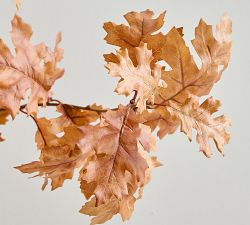 Faux Oak Leaf Branch