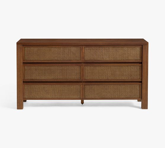pottery barn brown dresser Brown Wood Dressers