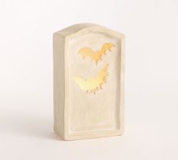 Terracotta Bat Cutout Tombstone