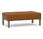 Arden Leather Ottoman