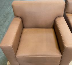 Open Box: Ashby Leather Armchair - Aviator Umber, Espresso