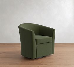 Open Box: Hyde Swivel Chair - Performance Everydayvelvet™ Fern