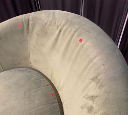 Open Box: Hyde Swivel Chair - Performance Everydayvelvet™ Fern