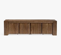 Open Box: Rockport Reclaimed Wood Long Low Media Console (80") - Cocoa Brown