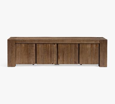 Open Box: Rockport Reclaimed Wood Long Low Media Console (80