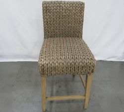 Open Box: Seagrass Counter Stool (27") - Gray Wash, Seadrift