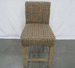 Open Box: Seagrass Counter Stool (27") - Gray Wash, Seadrift