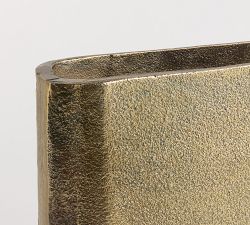 Antique Brass Pedestal Vase