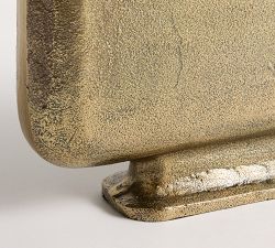 Antique Brass Pedestal Vase