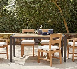 Lafayette Teak Rectangular Outdoor Dining Table (63")