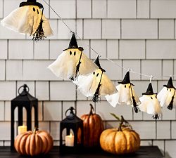 Lit Witch Ghost String Lights