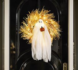 Mr. Gus the Ghost Wreath