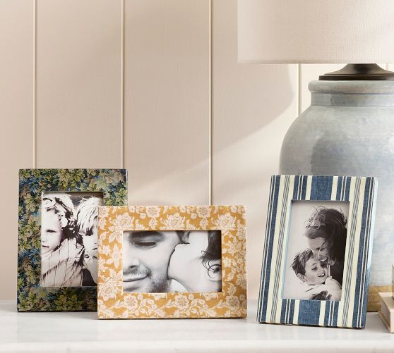 Printed Floral Enamel Frames