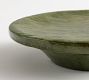 Green Glazed Ceramic Tray