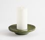 Green Glazed Ceramic Tray