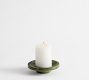 Green Glazed Ceramic Tray