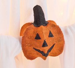 Lit Pumpkin Ghosts - Set of 2