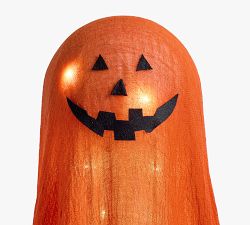 Lit Jack O'Lantern Ghosts