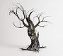 Lit Jack O'Lantern Willow Tree