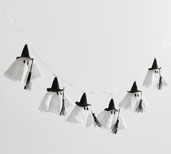 Lit Witch Ghost String Lights