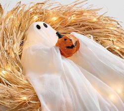 Mr. Gus the Ghost Wreath