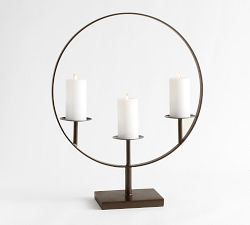Bronze Ring Candle Holder