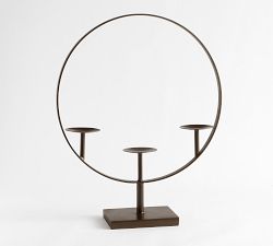Bronze Ring Candle Holder
