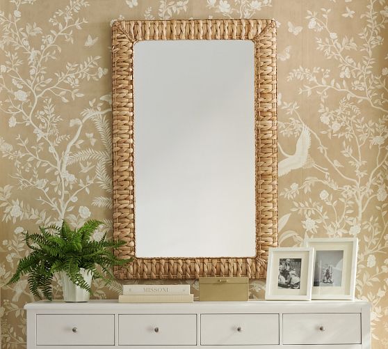 Mallorca Woven Rectangle Mirror