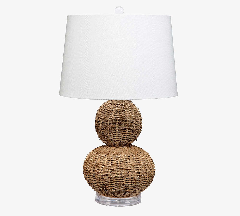 Brady Seagrass Table Lamp (15") by Pottery Barn