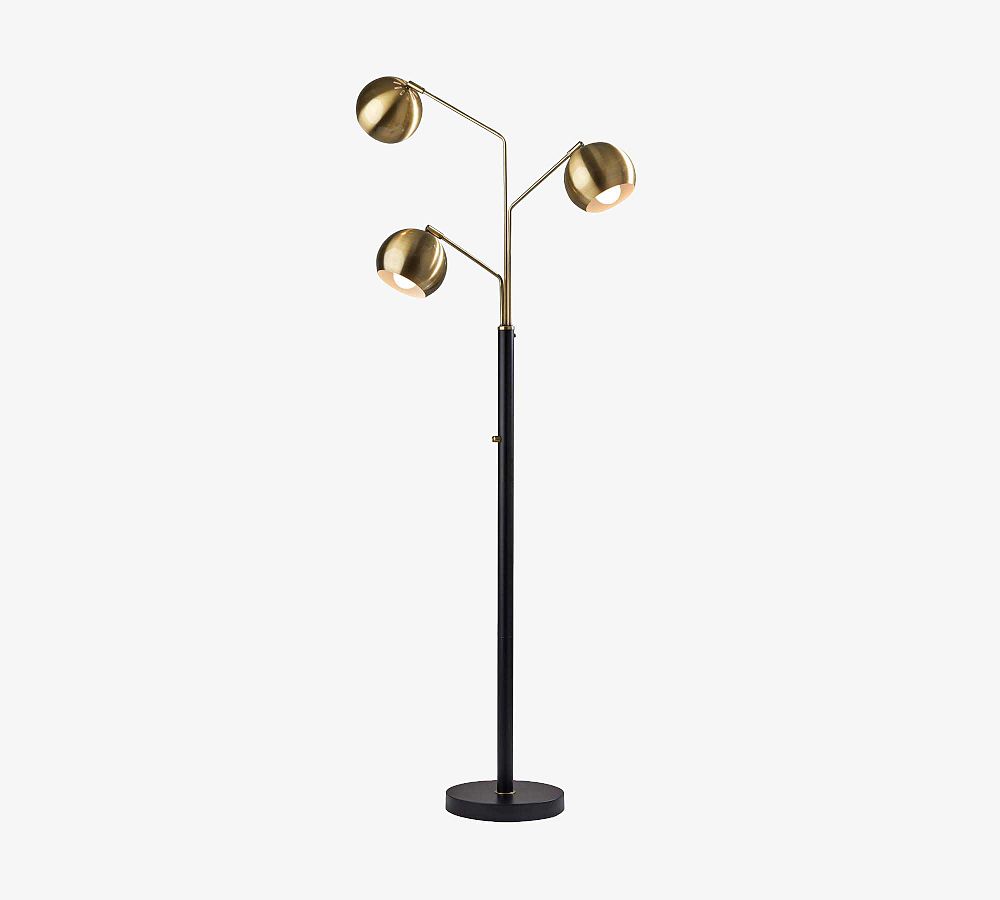 Brooks Metal Triple Head Floor Lamp (68") by Pottery Barn