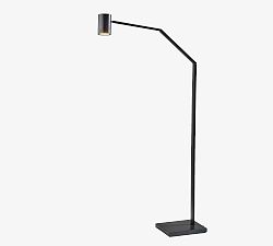 Noble Metal Task Floor Lamp (58")