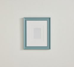 Open Box: Bird Blue Wood Gallery Frame (13" x 16") - Bird Blue Grey